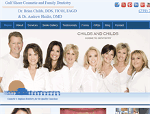 Tablet Screenshot of cosmeticdentistryofnaples.com